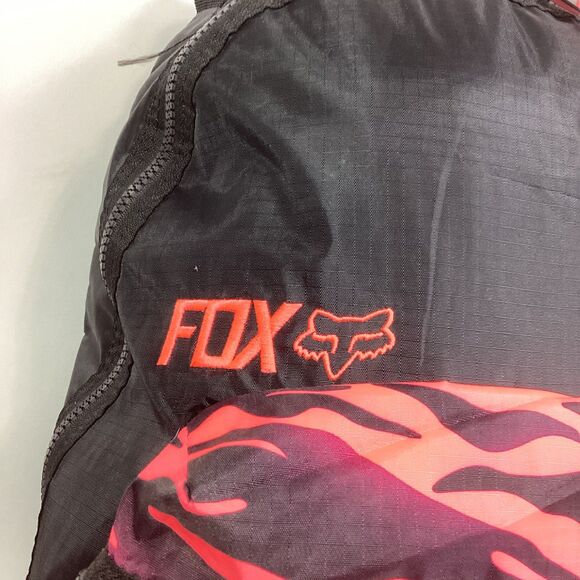 Fox Racing Black & Pink Camo Backpack - Y2K Old School Bag  display picture 3